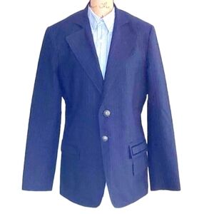 Royal Underground Mens Blazer -Pre loved  Size Large Long Sleeve,  Skull Pattern